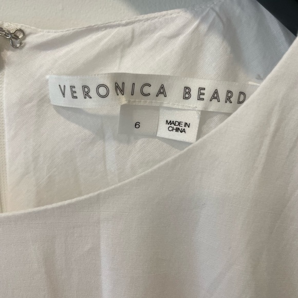 2022 spring Veronica Beard Torres Woven Stretch Cotton Dress - Picture 5 of 6